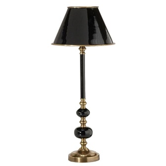Lampa stołowa Abbey 50cm z czarnym abażurem